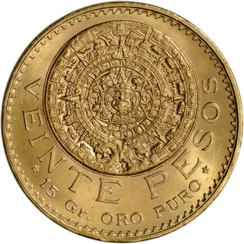 1959 Mexico Gold 20 Pesos (.4823 Oz) - Bu